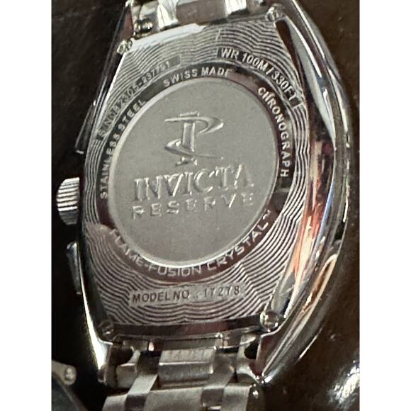 Mens Invicta Reserve Stainless Watch